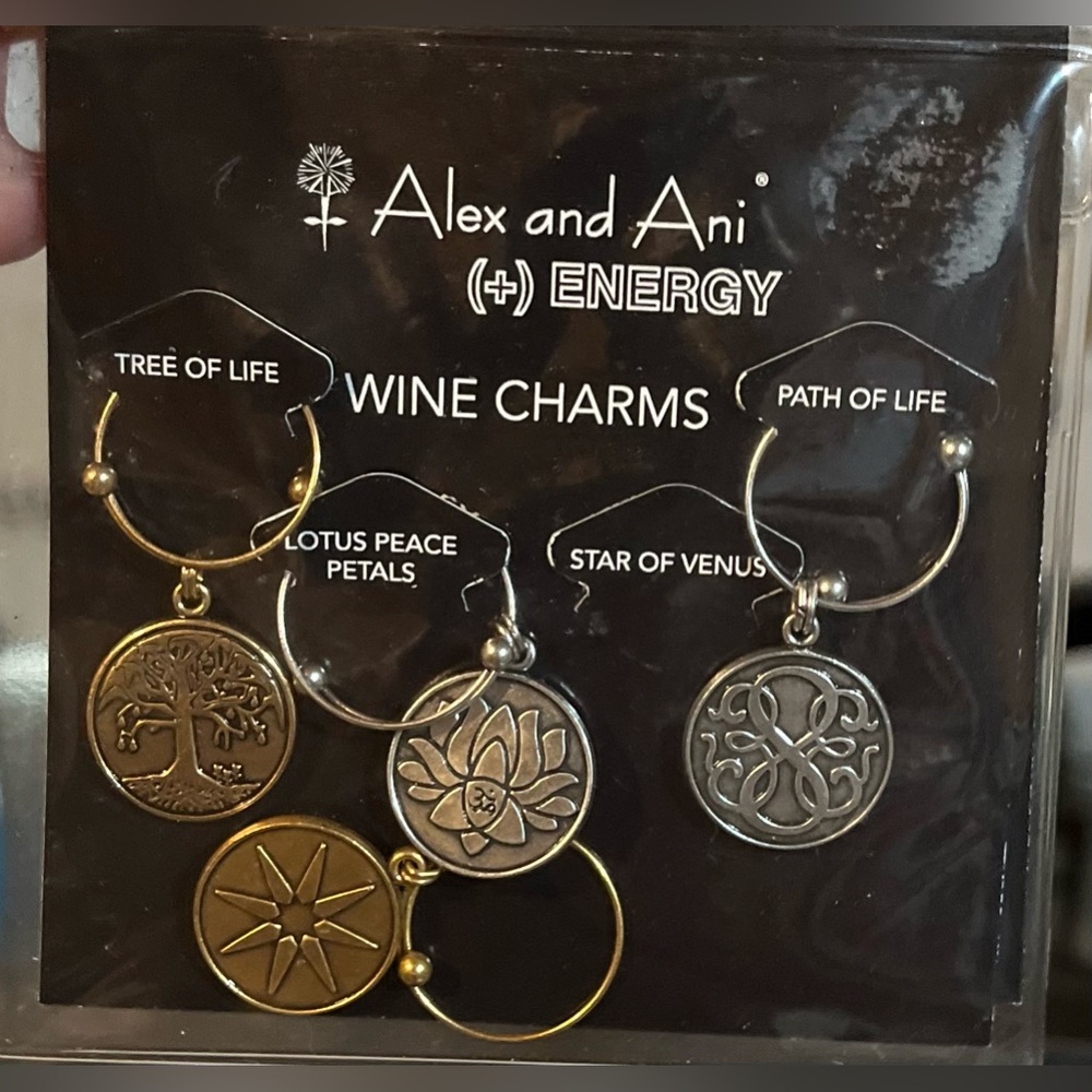 Alex and ani wine charms - never used